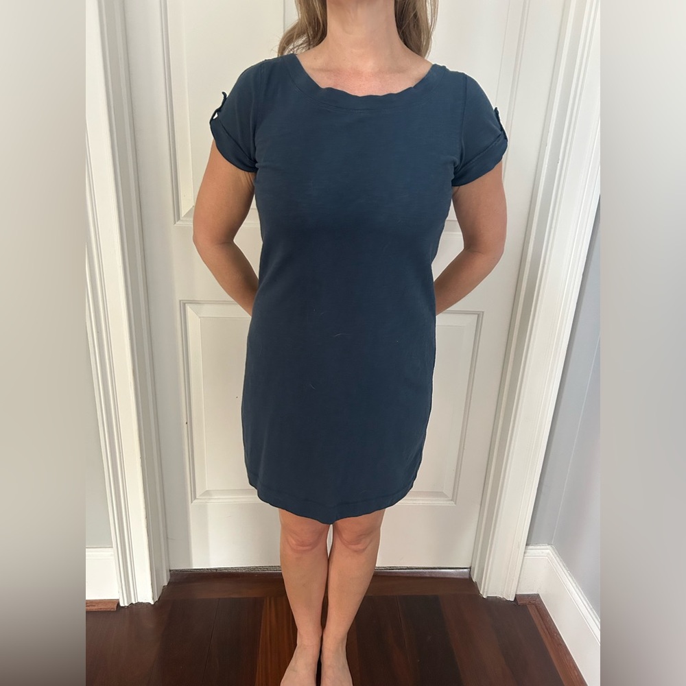 Banana Republic Blue T-Shirt Dress